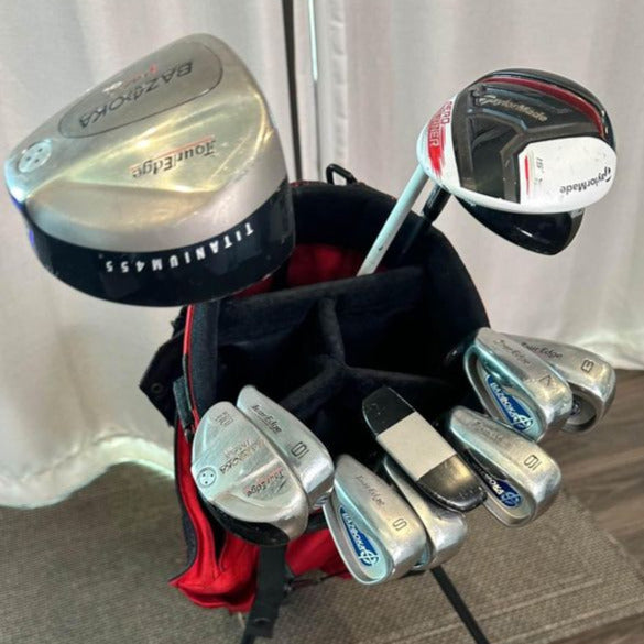 Tour Edge BAZOOKA Complete Golf Set Left Handed / Sun Mountain Stand Bag
