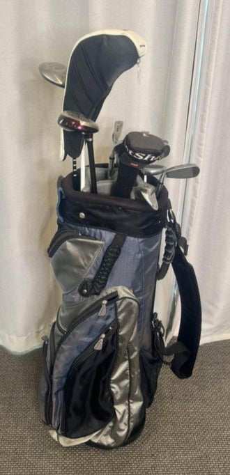 Wilson Fat Shaft Mens Club Set / Acuity Cart Bag - Right Handed