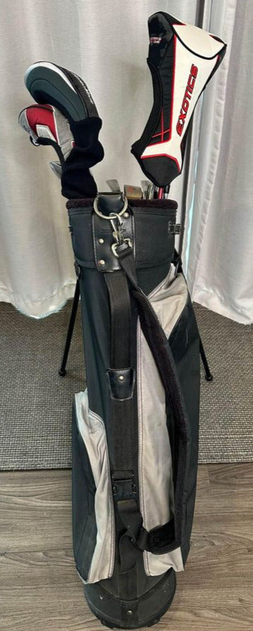 Mixed Men's Complete Golf Set - Left Handed - Dunlop Stand Bag
