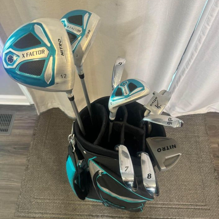 Nitro X Factor Golf Set - Ladies - Right Handed with Nitro Cart Bag