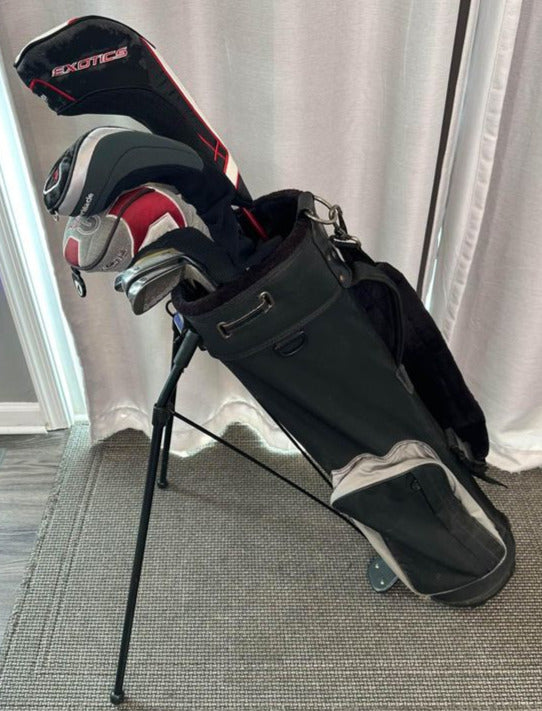 Mixed Men's Complete Golf Set - Left Handed - Dunlop Stand Bag