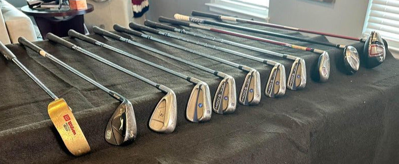 Mixed Men's Complete Golf Set - Left Handed - Dunlop Stand Bag